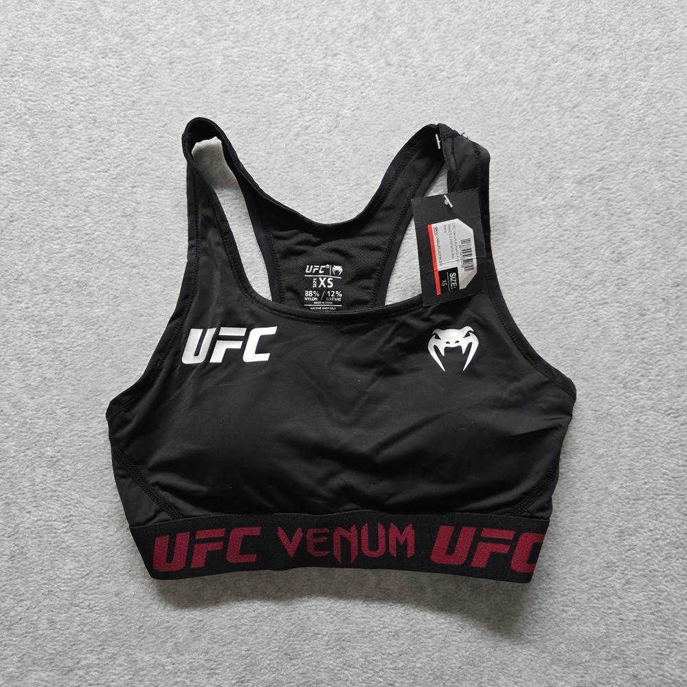 UFC Venum Authentic Fight Week 2.0 Womens Sports Bra Black XS VNMUFC-00131-001